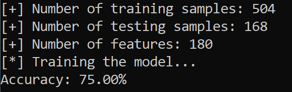 Result of Training