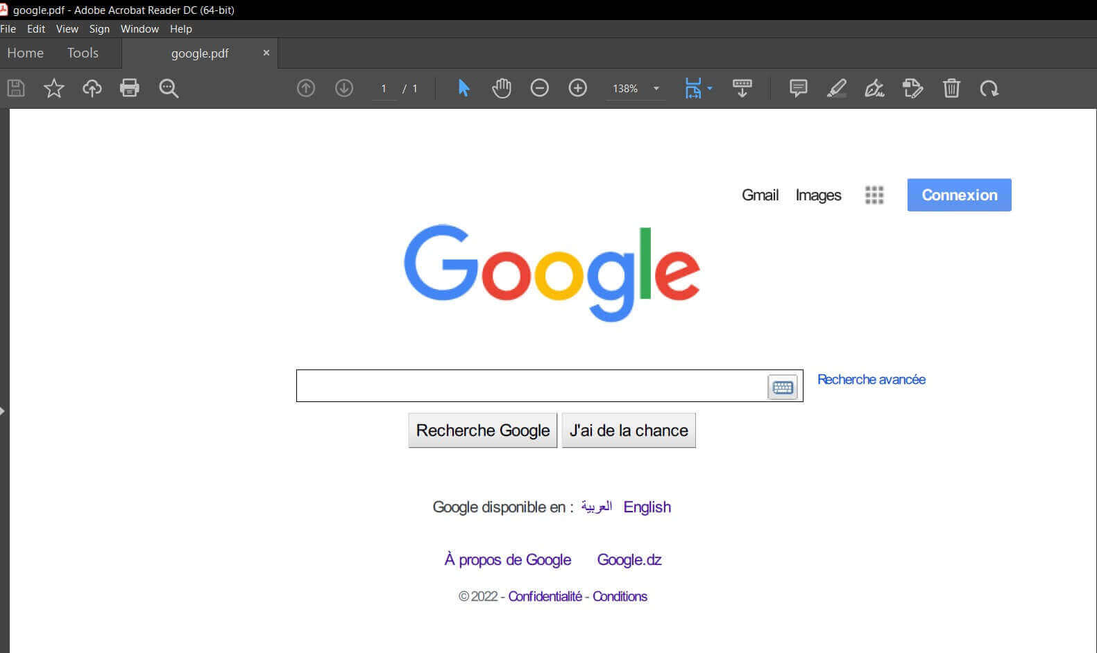 Google PDF