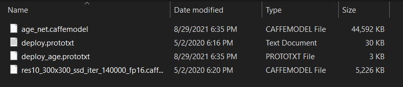 Weights folder