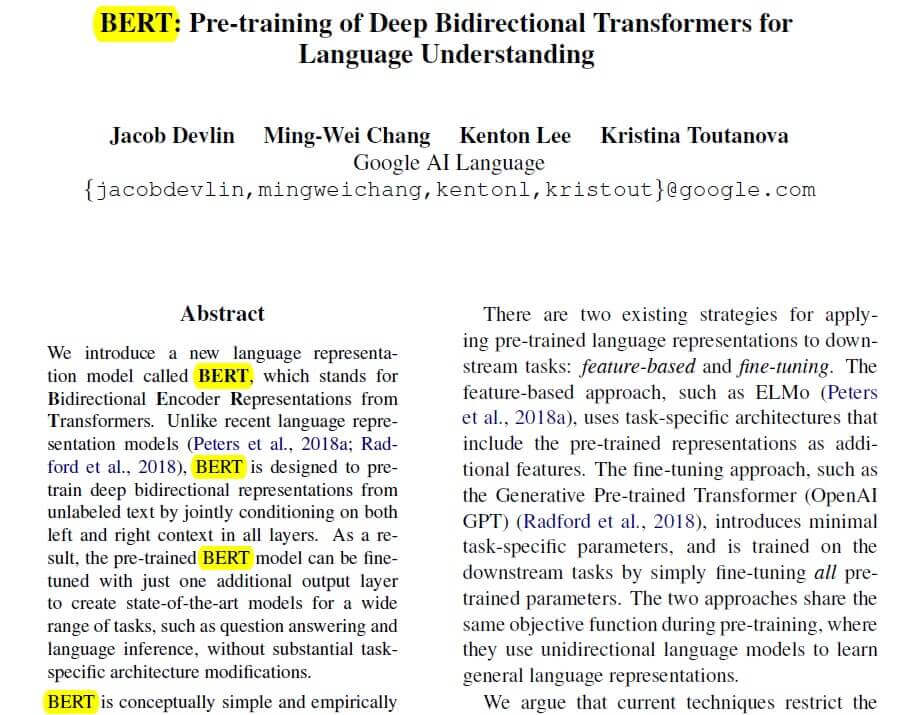 Highlighting Example