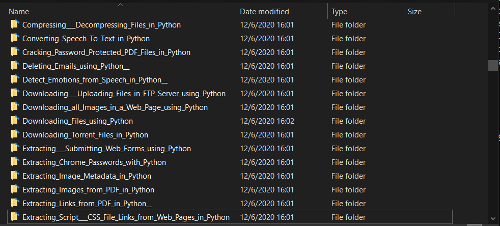 Emails Parsed