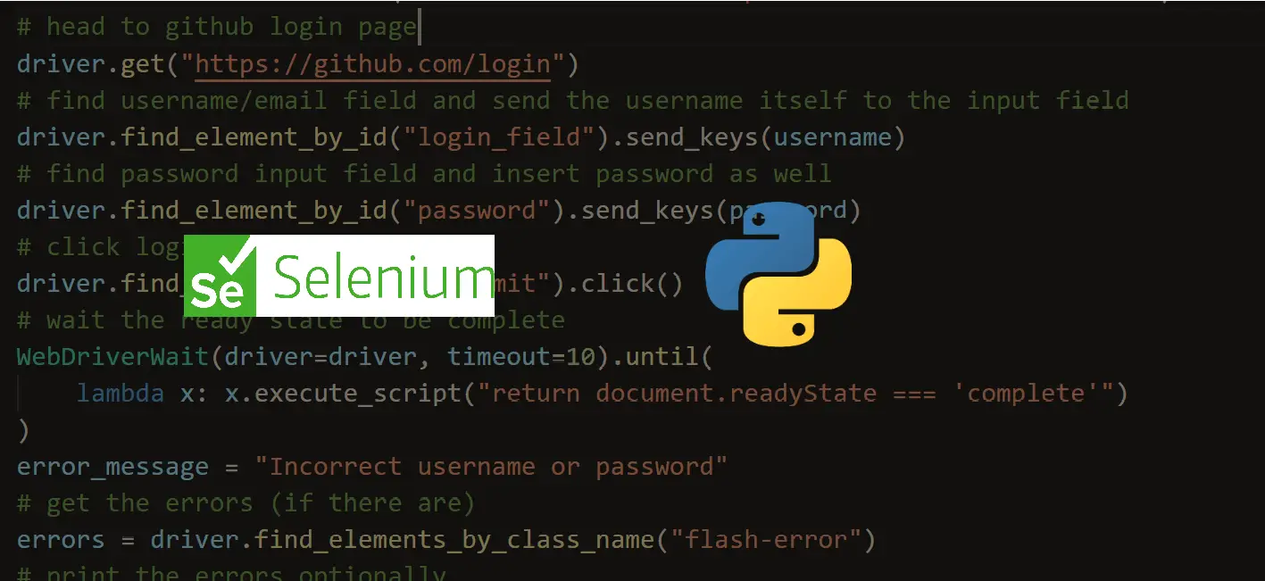 How to Automate Login using Selenium in Python - Python Code