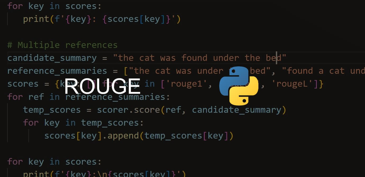 How to Calculate ROUGE Score in Python