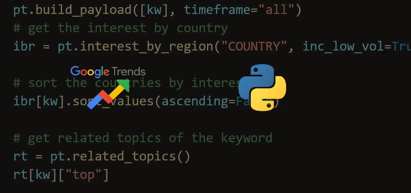 How to Extract Google Trends Data in Python