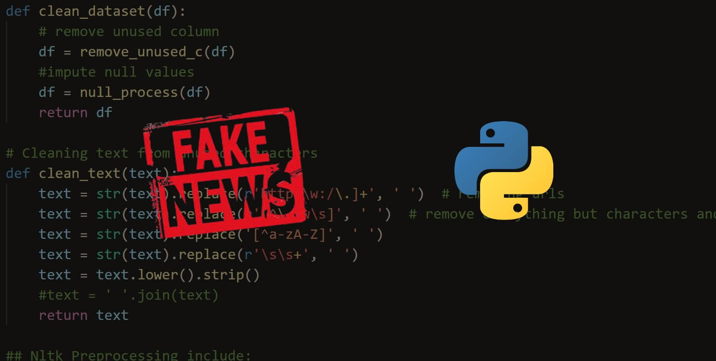 Fake News Detection in Python