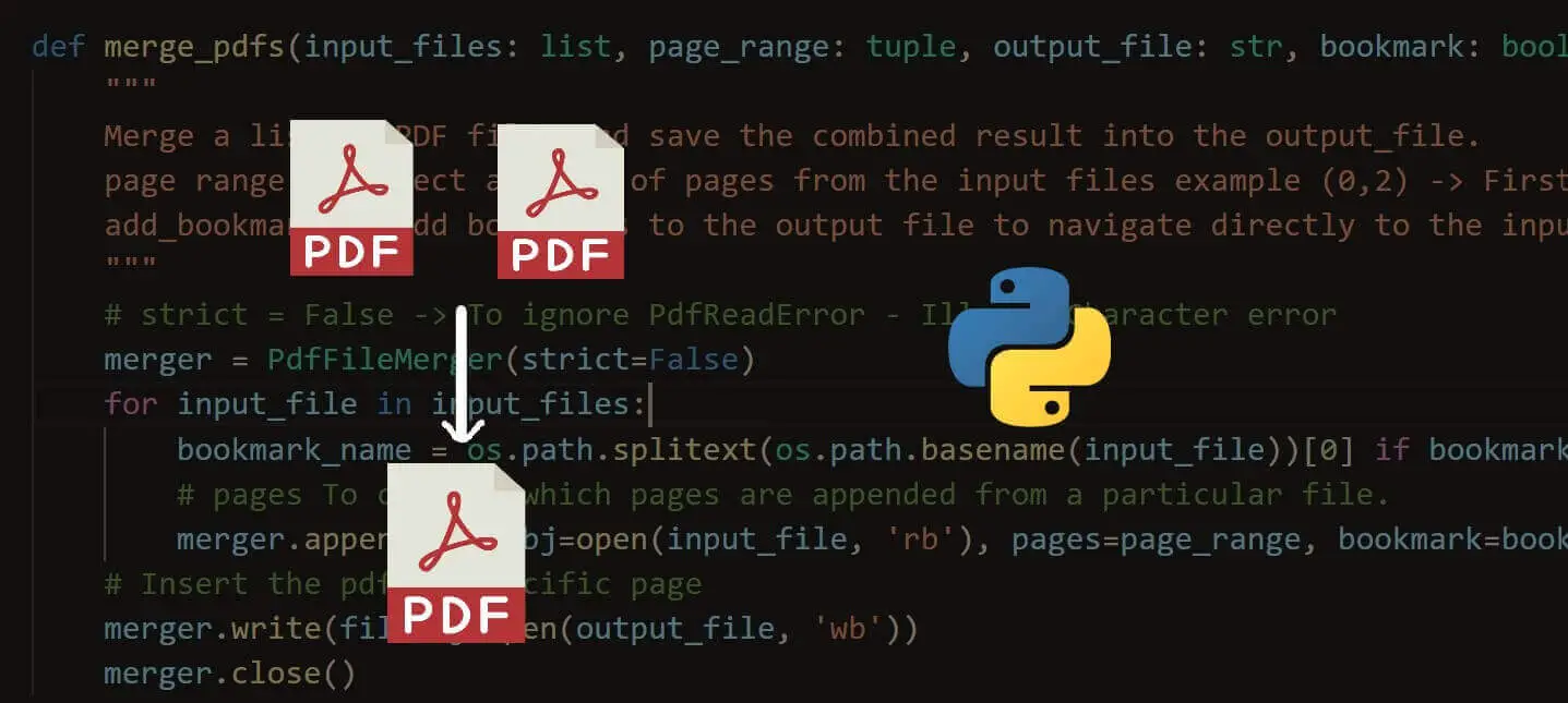How to Merge PDF Files in Python