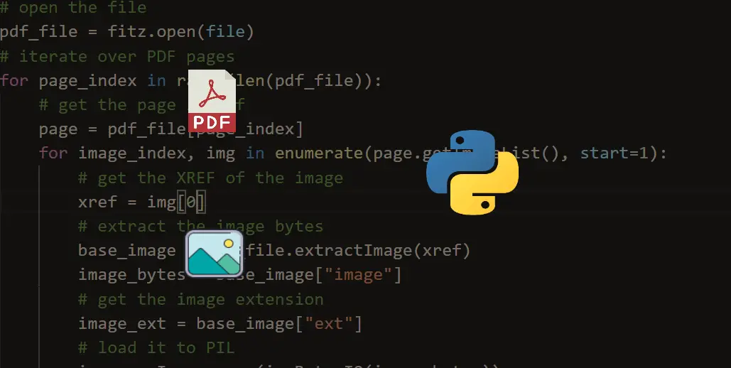 How to Extract Images from PDF in Python