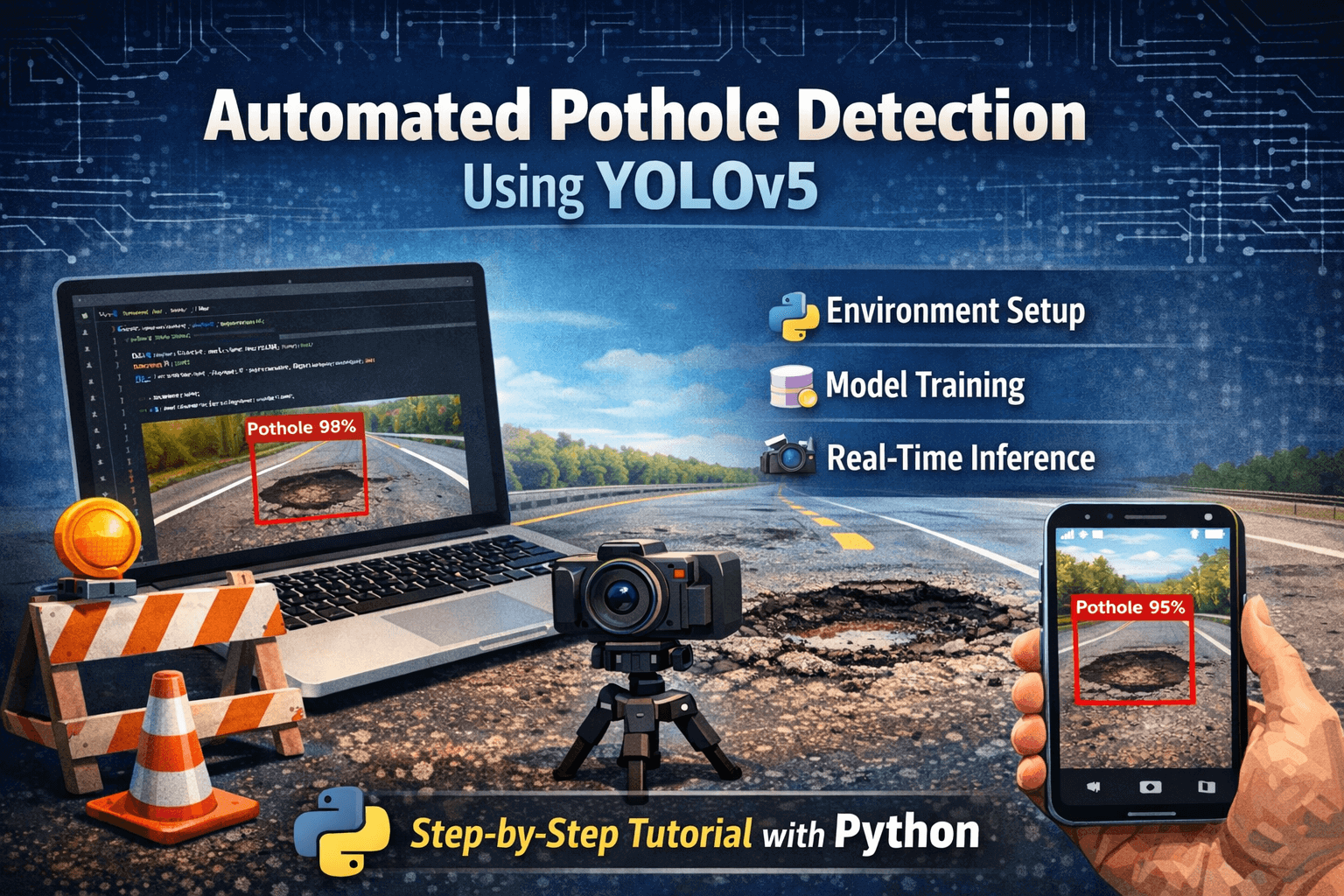 Automated Pothole Detection Using YOLO in Python