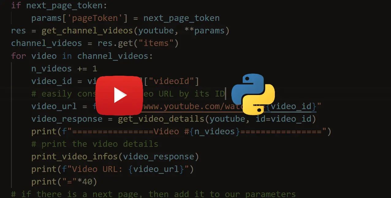 How to Extract YouTube Data using YouTube API in Python