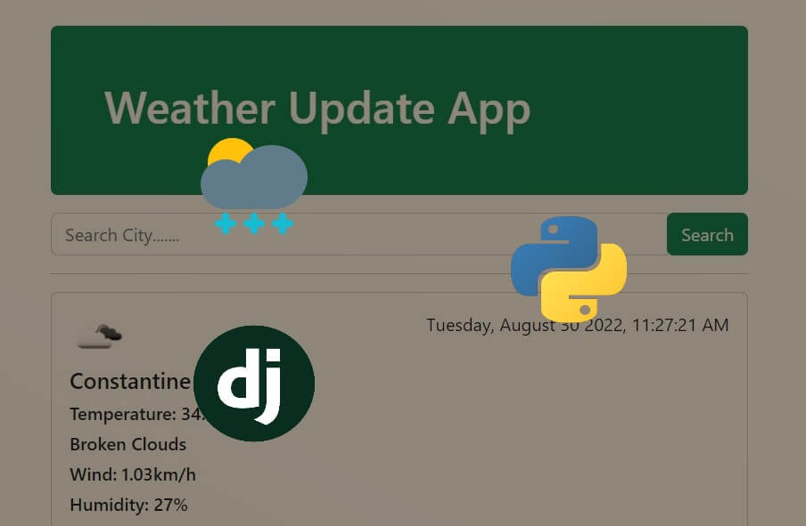 How to Build a Weather App using Django in Python